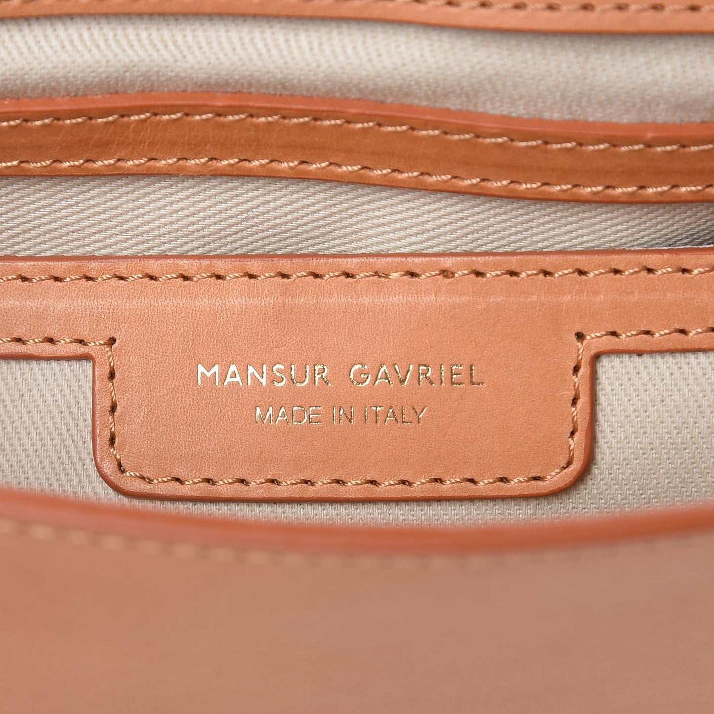 Calfskin Flap Crossbody Bag Cammello