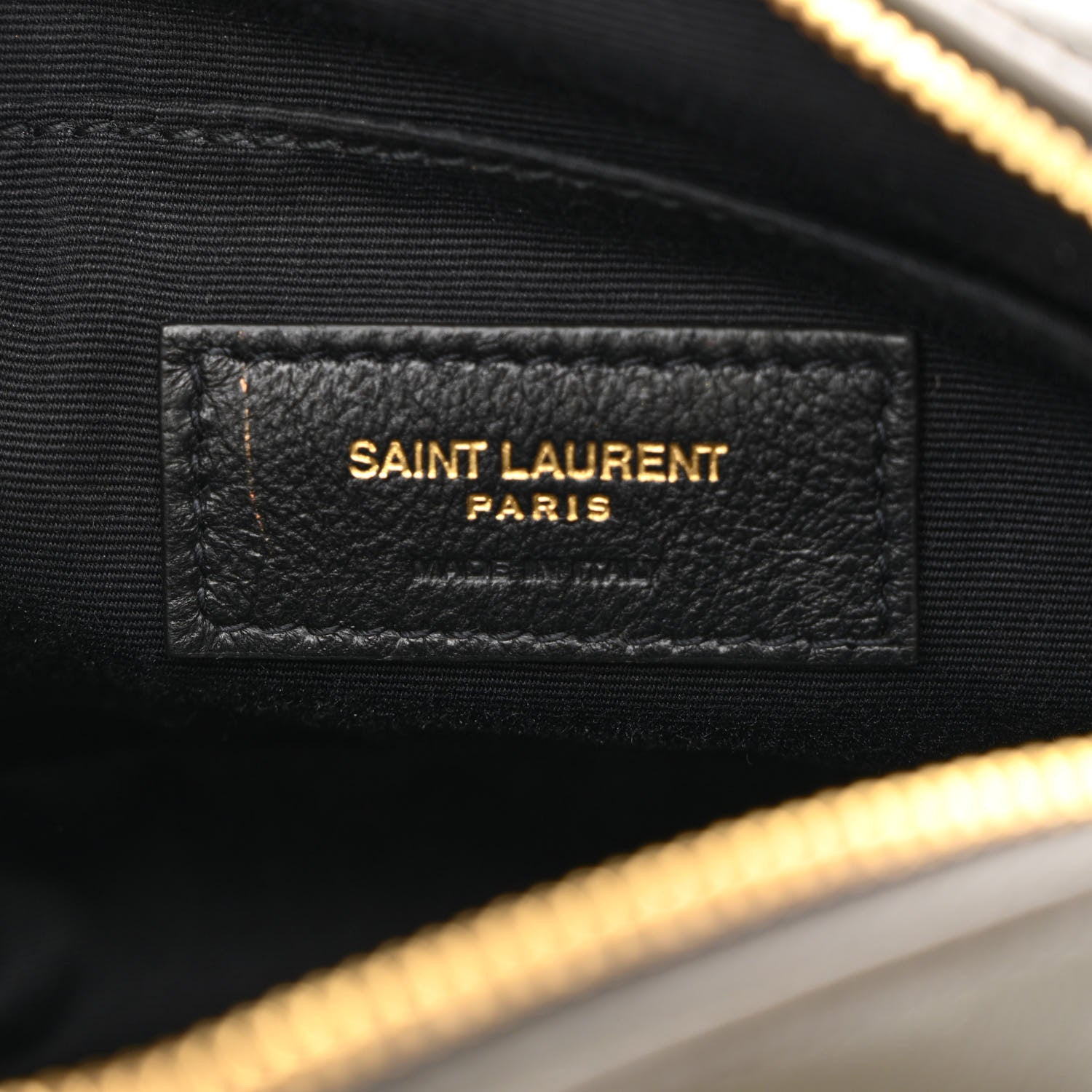 Saint Laurent Calfskin Matelasse Monogram Lou Belt Bag Storm 6 of 11