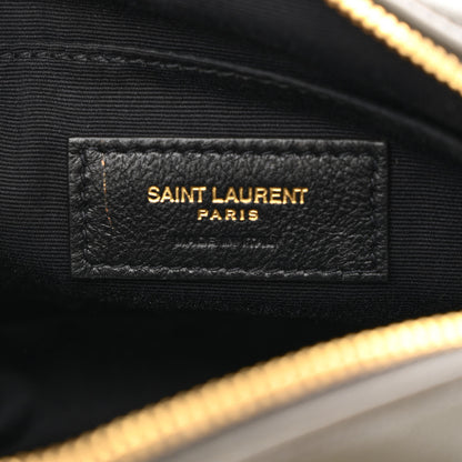 Saint Laurent Calfskin Matelasse Monogram Lou Belt Bag Storm 6 of 11