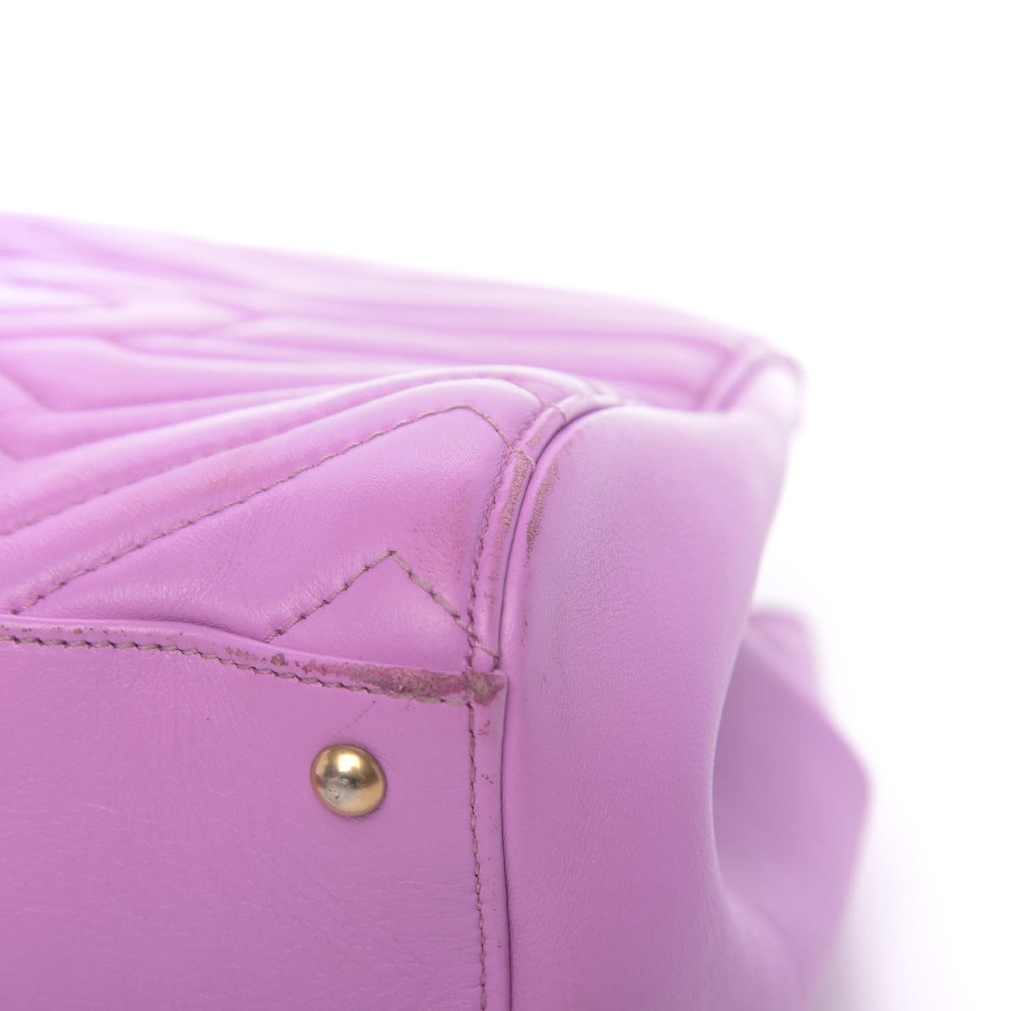 Calfskin Matelasse Small GG Marmont Tote Candy Mousse