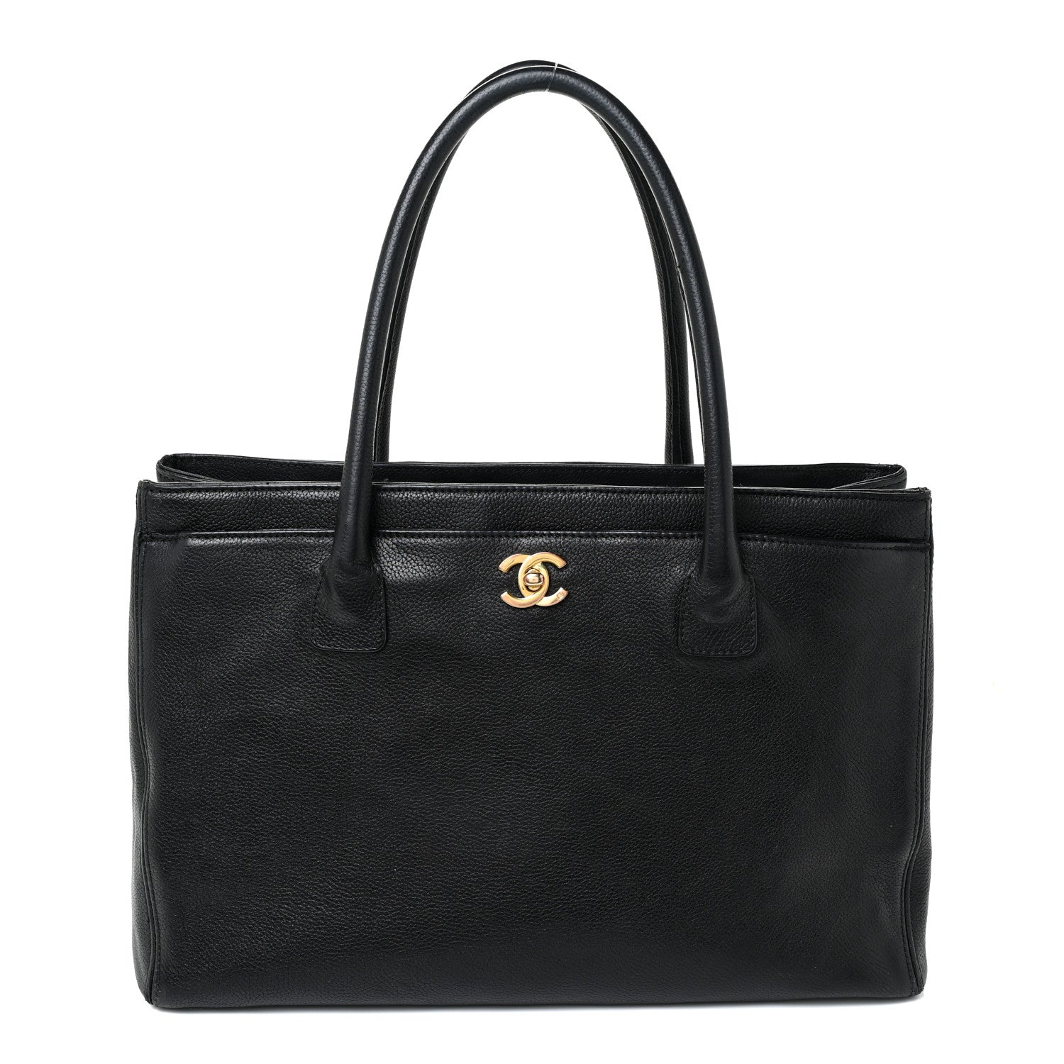 Chanel Calfskin Cerf Executive Shopper Tote Black 1 of 27