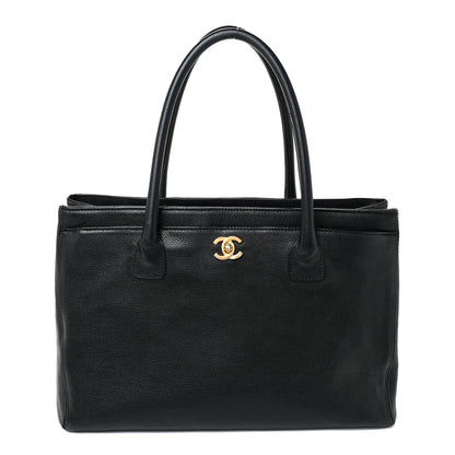 Chanel Calfskin Cerf Executive Shopper Tote Black 1 of 27