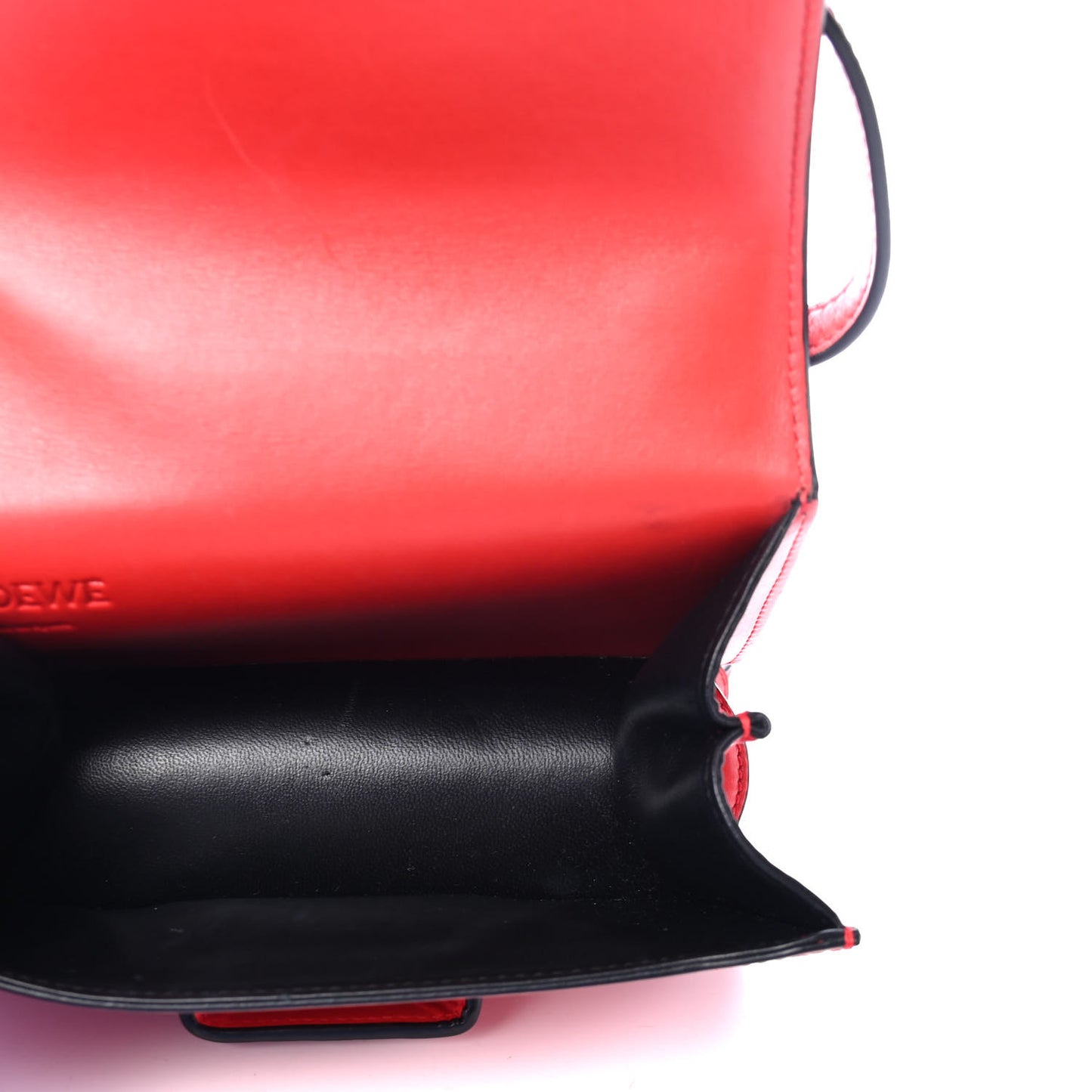 Calfskin Small Barcelona Shoulder Bag Red