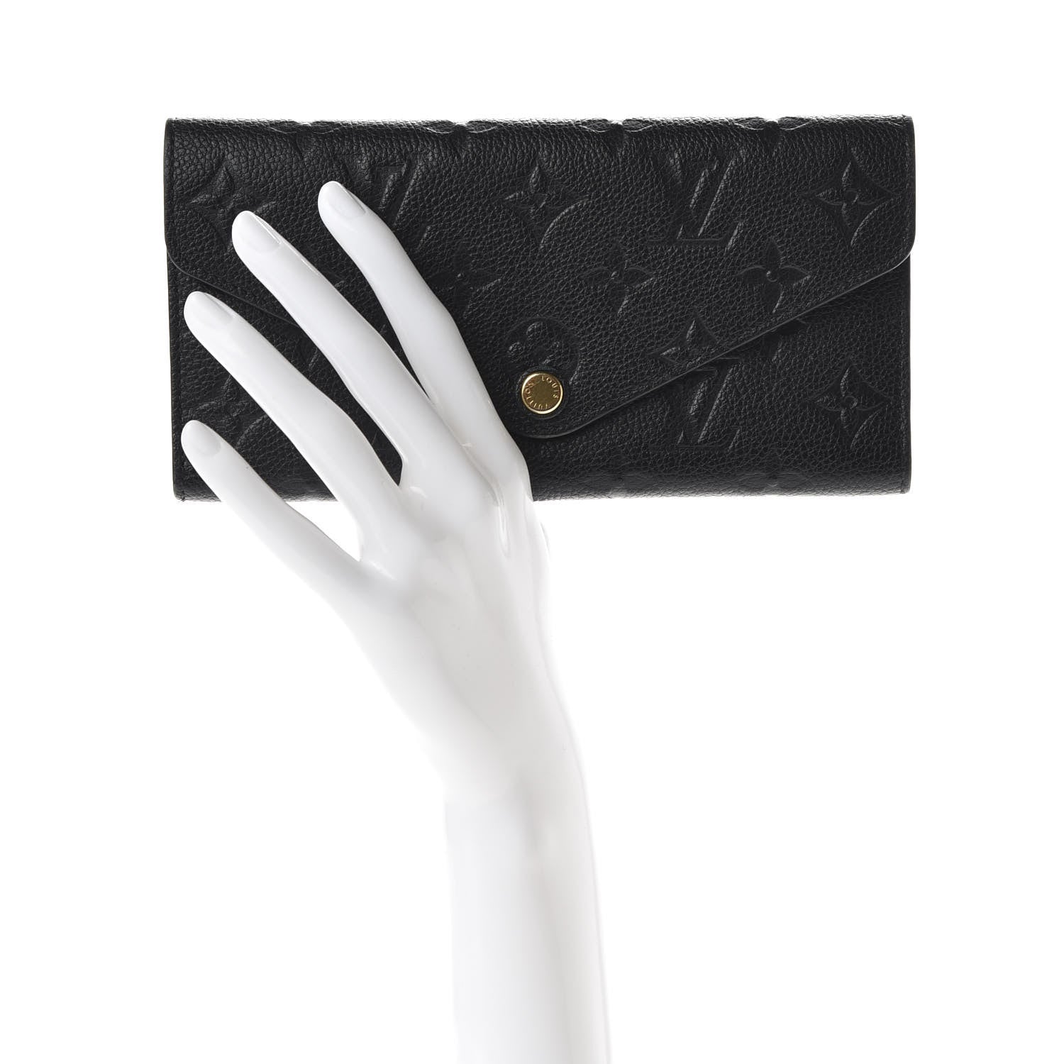 Louis Vuitton Empreinte Josephine Wallet Black 2 of 7