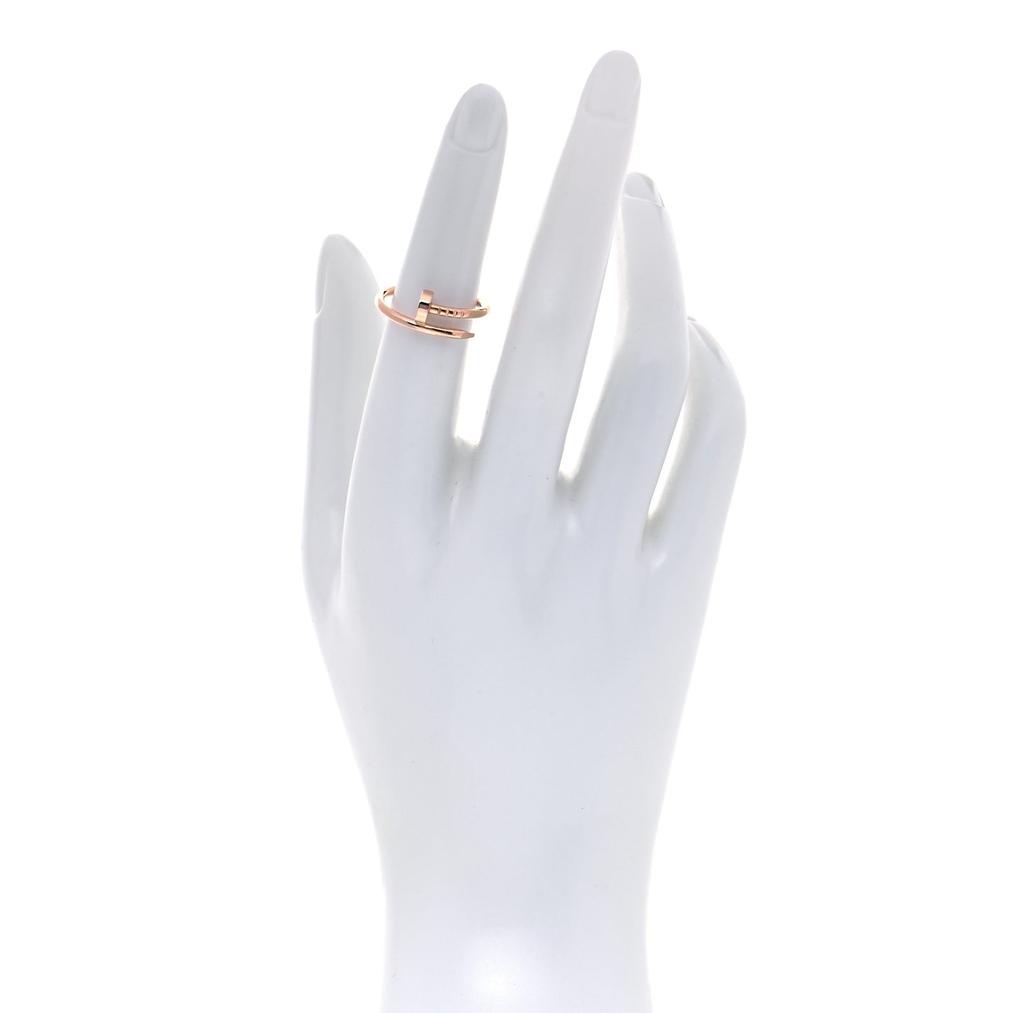 18K Pink Gold Small Juste Un Clou Ring 51 5.75