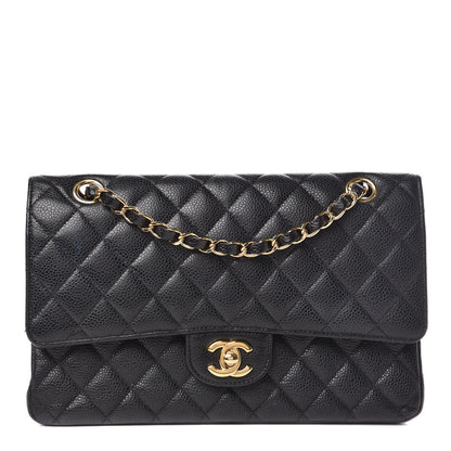 Chanel Caviar Quilted Medium Double Flap Black 1 of 13