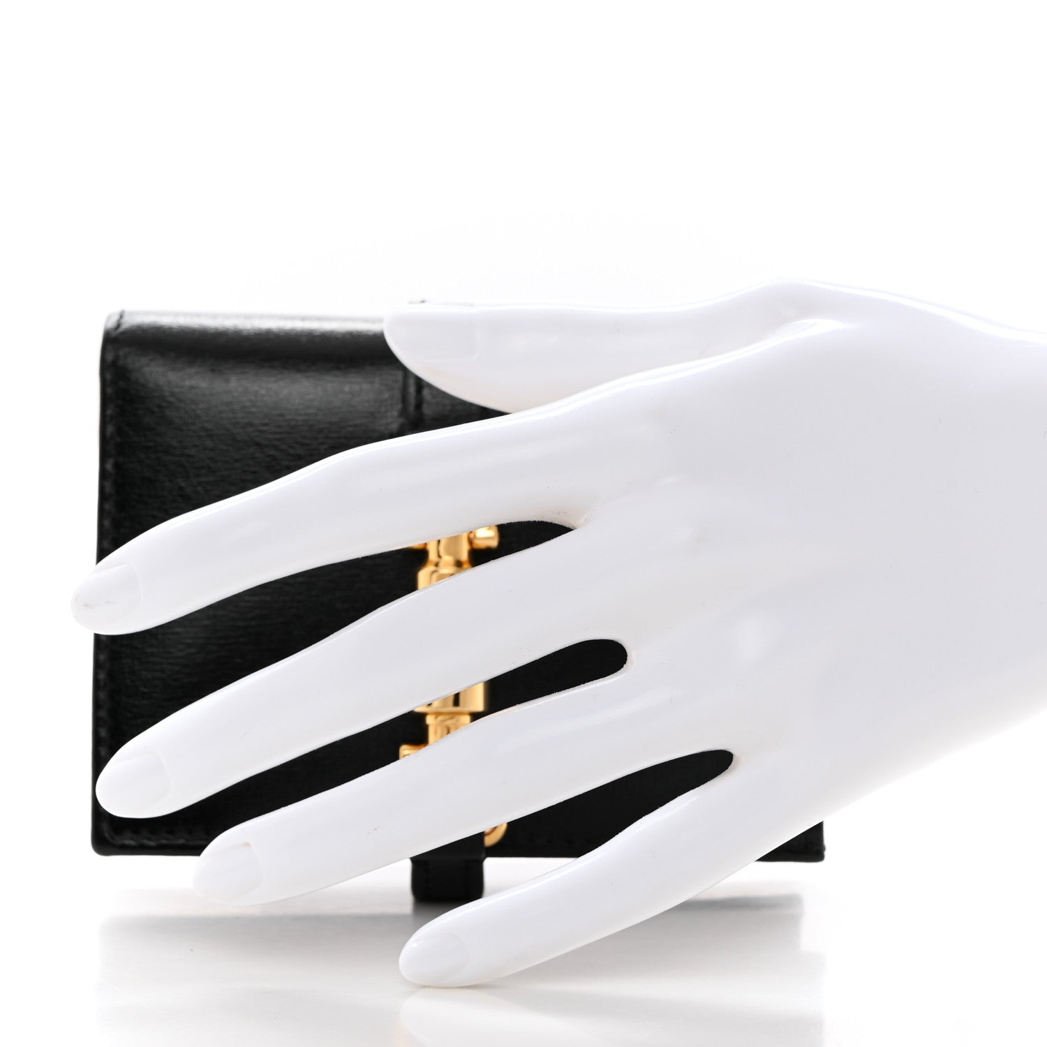 Gucci Calfskin Jackie 1961 Card Case Black 2 of 8