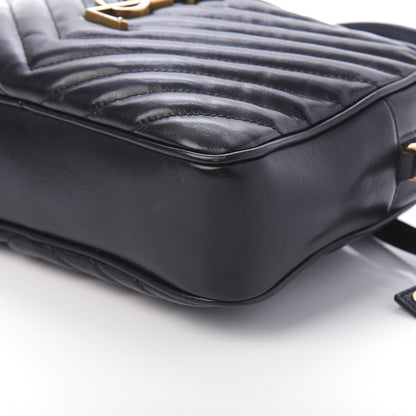 Saint Laurent Calfskin Matelasse Monogram Lou Camera Bag Black 7 of 10
