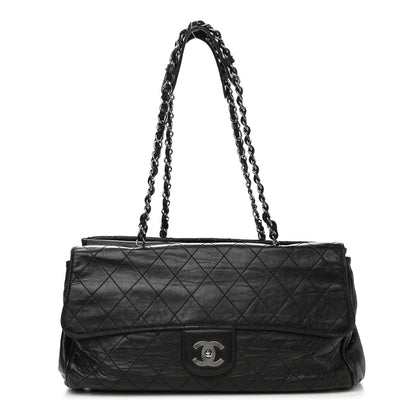 Chanel Lambskin Quilted Ritz Flap Bag Black 1 of 12
