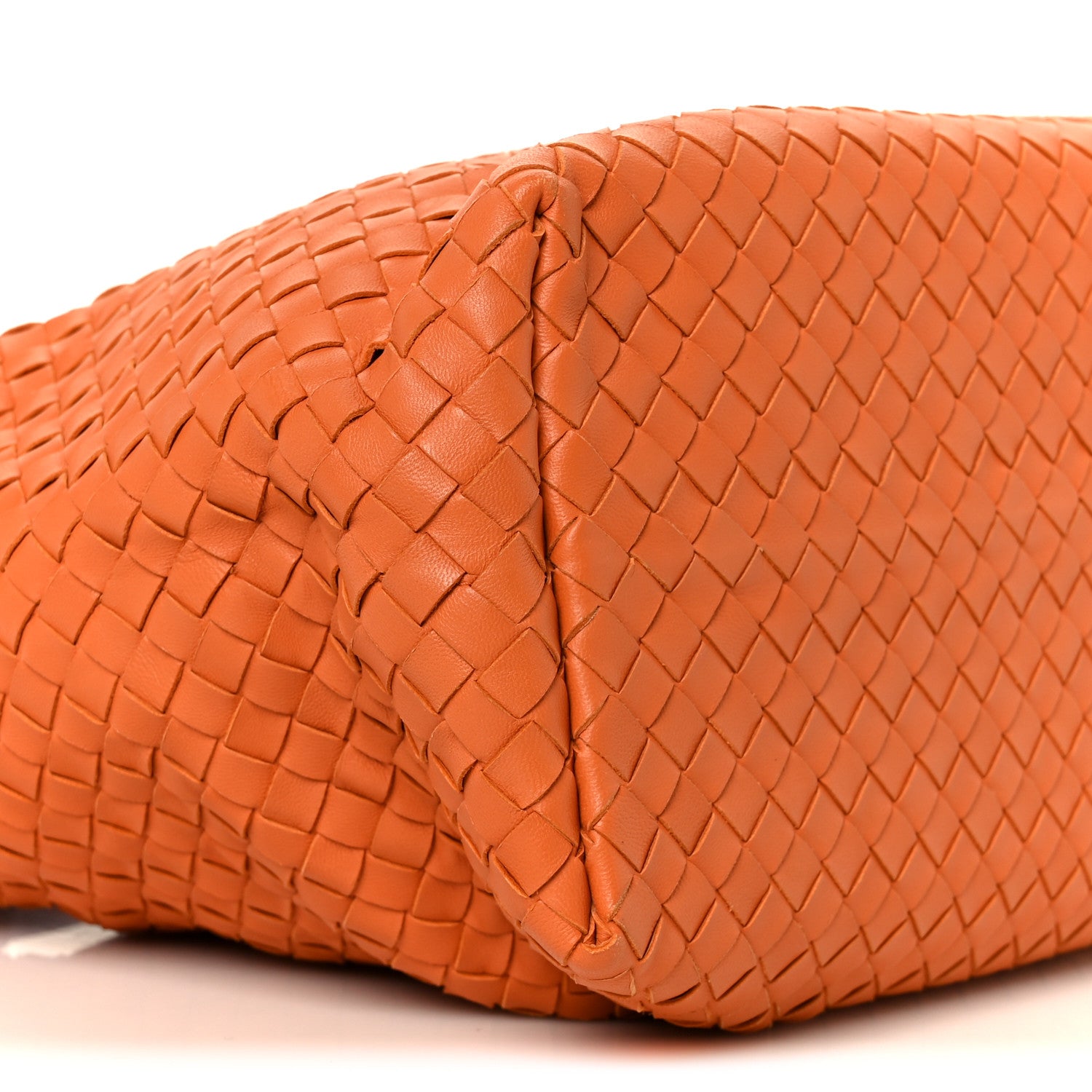 Bottega Veneta Nappa Intrecciato Bella Tote Orange 10 of 11