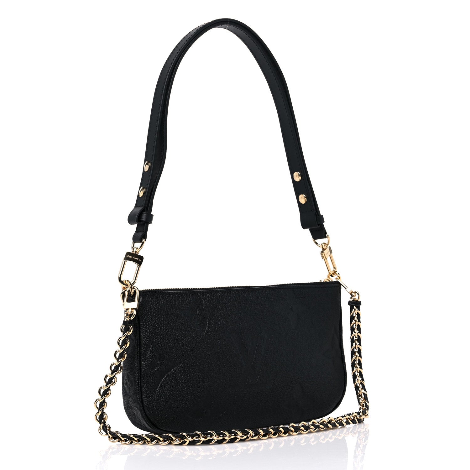 Louis Vuitton Empreinte Monogram Giant Multi Pochette Accessories Black 3 of 9