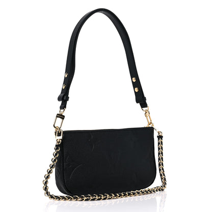 Louis Vuitton Empreinte Monogram Giant Multi Pochette Accessories Black 3 of 9