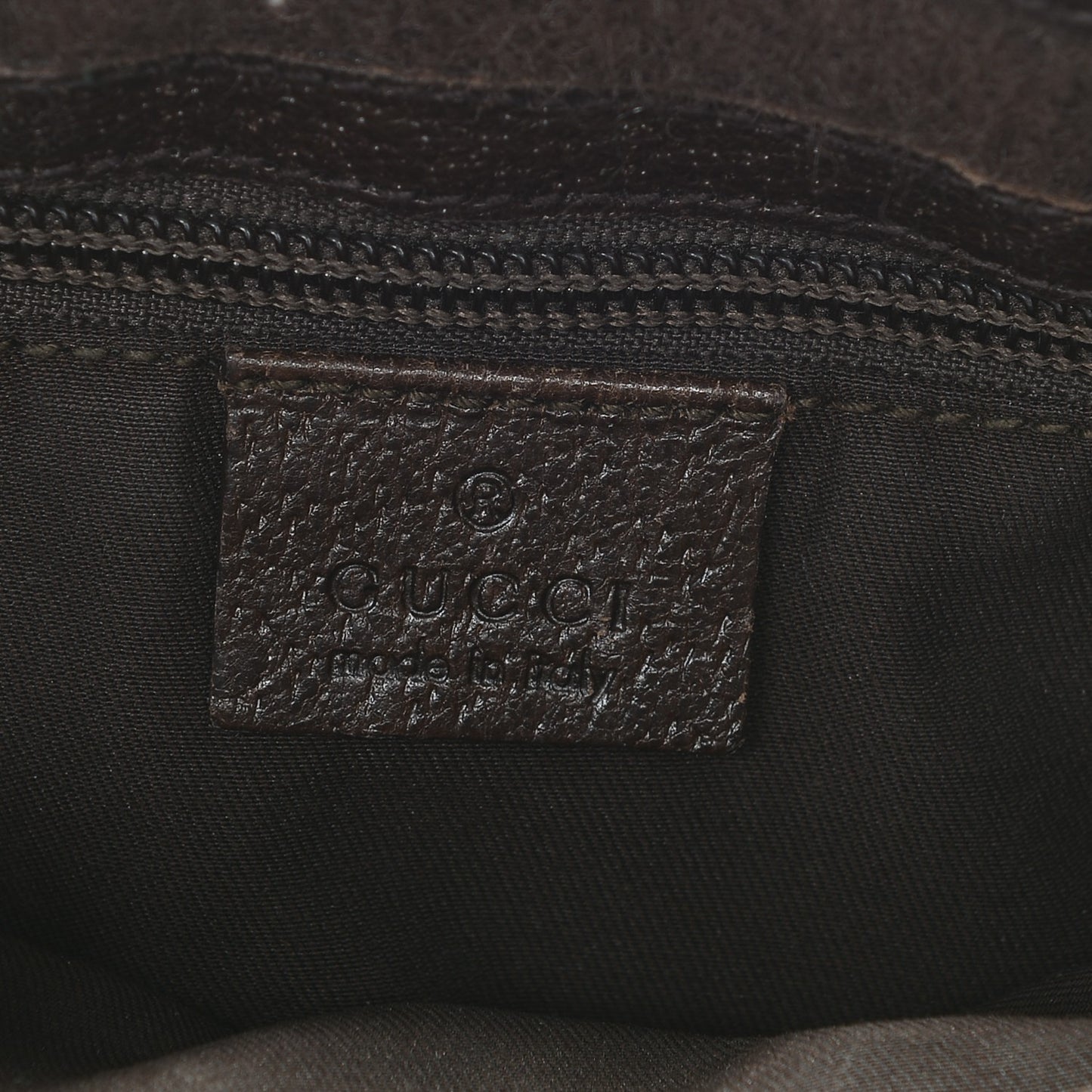 GG Monogram Web Messenger Crossbody Bag Dark Brown