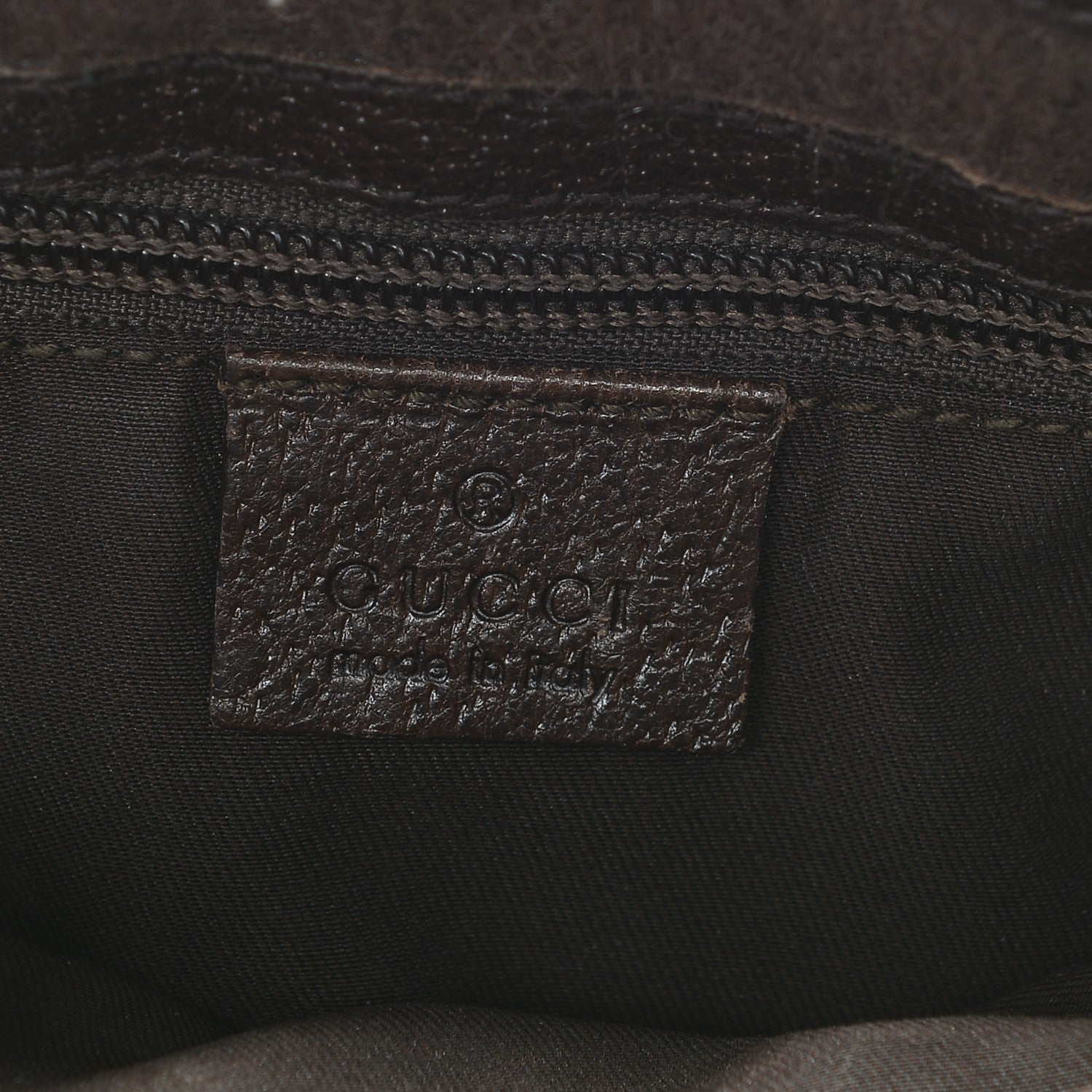 Gucci GG Monogram Web Messenger Crossbody Bag Dark Brown 6 of 6