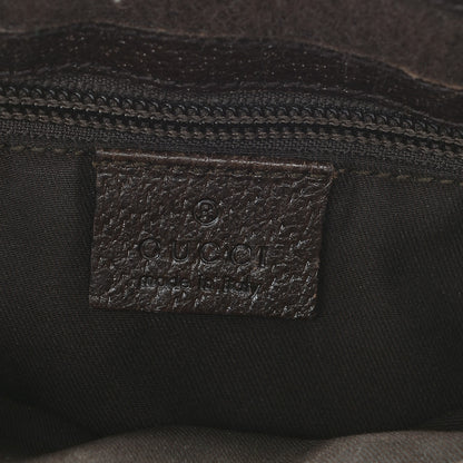 Gucci GG Monogram Web Messenger Crossbody Bag Dark Brown 6 of 6