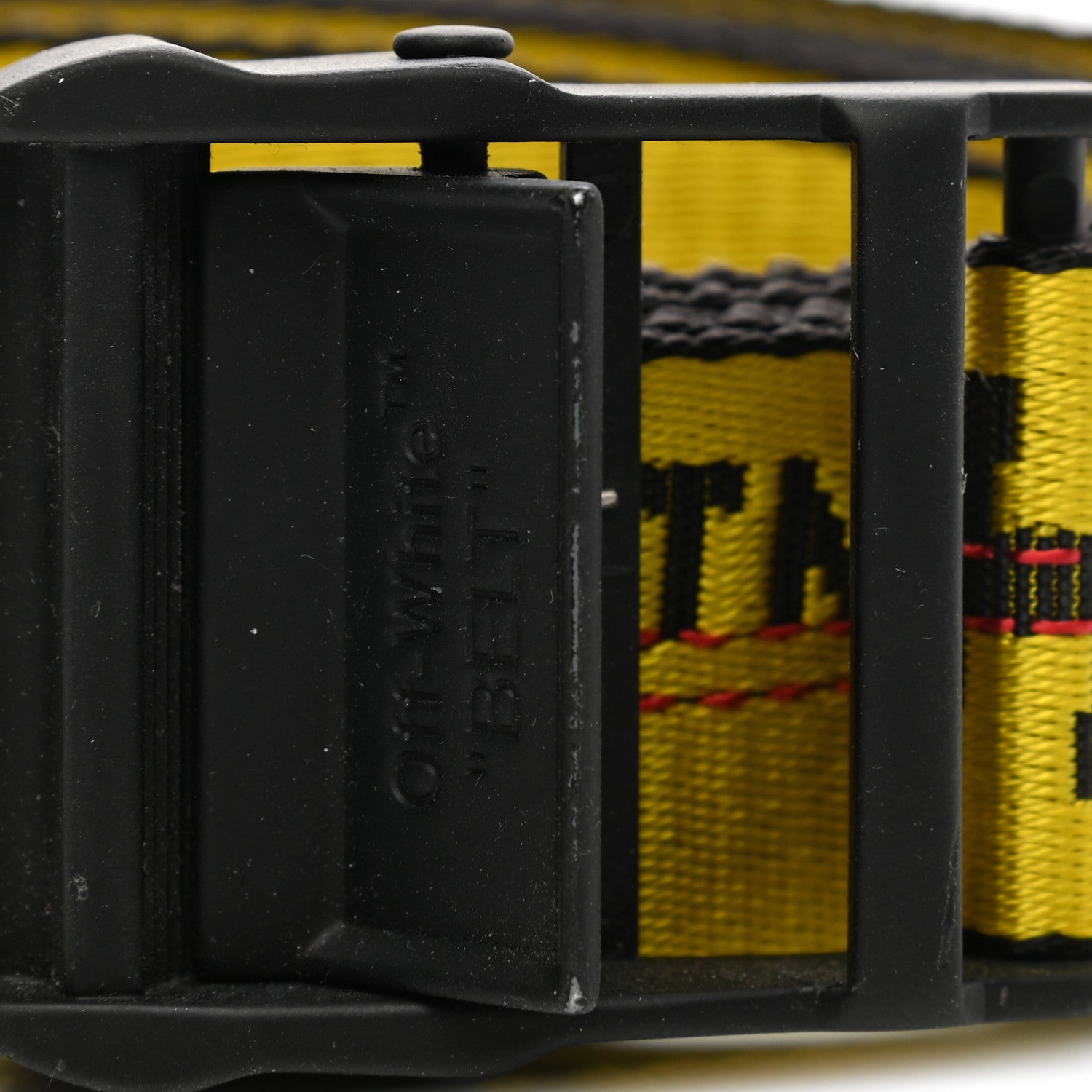 Off-White Industrial Belt Yellow 4 of 4