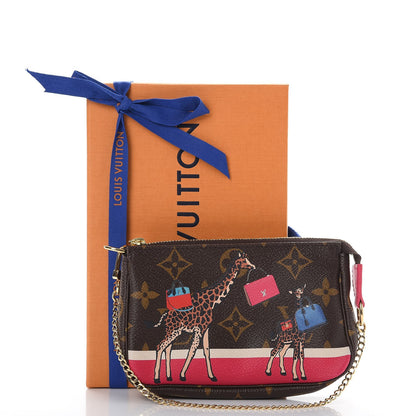Louis Vuitton Monogram 2017 Christmas Animation Mini Pochette Accessories 8 of 8