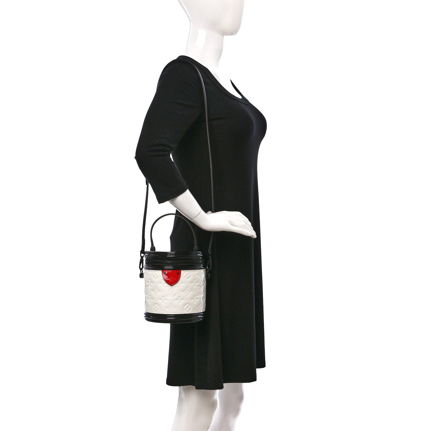 Louis Vuitton Monogram Patent Calfskin Cannes White 2 of 8