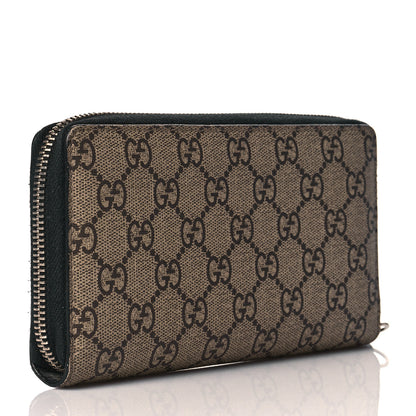 Gucci GG Supreme Monogram Tiger Zip Around Wallet 3 of 7