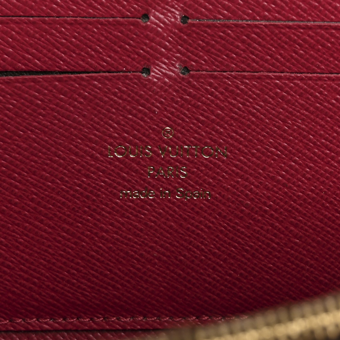 Monogram Clemence Wallet Fuchsia