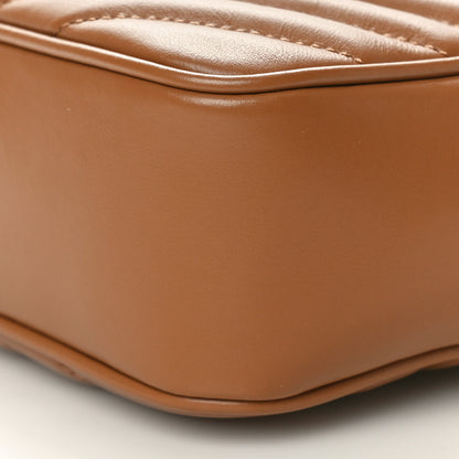 Saint Laurent Calfskin Matelasse Monogram Lou Camera Bag Cinnamon 9 of 9