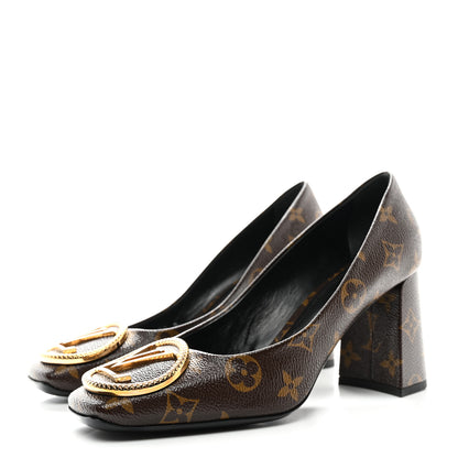 Louis Vuitton Monogram Madeleine Pumps 38.5 3 of 11