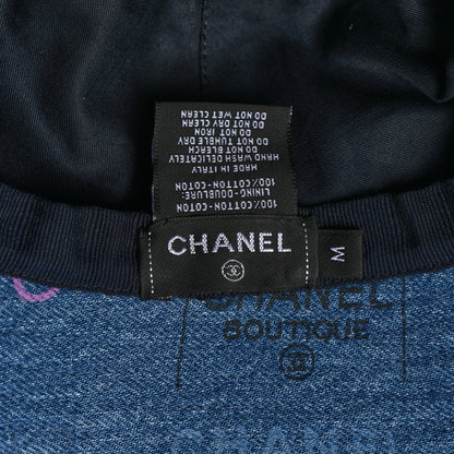 Chanel Denim Mood Cloche Bucket Hat M Blue 8 of 9