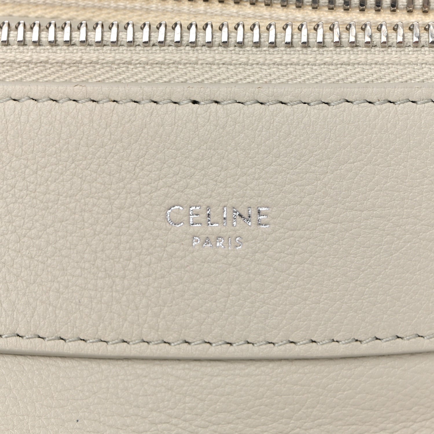Celine Supple Calfskin Large Romy Shoulder Bag Rice 6 of 10