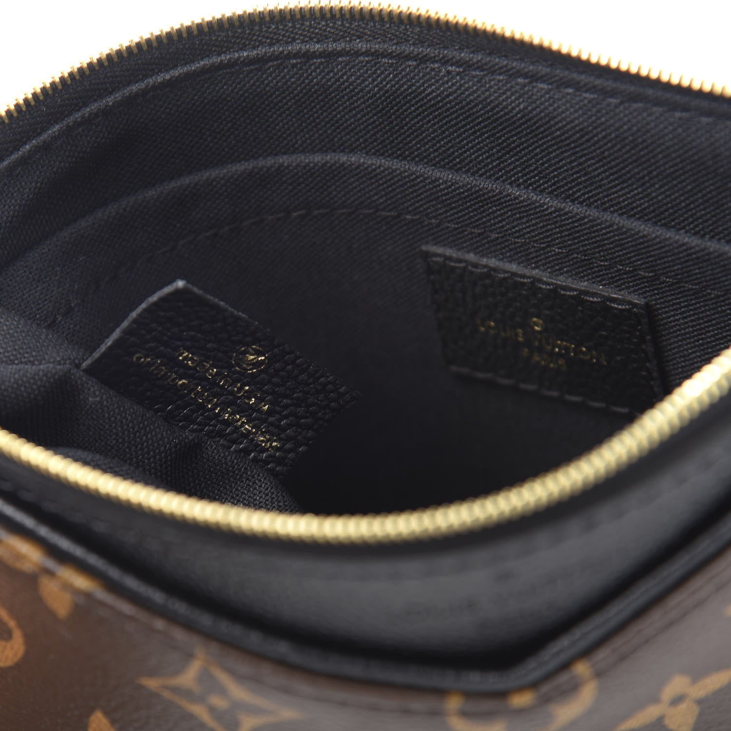 Louis Vuitton Monogram Pallas Clutch Black 7 of 11