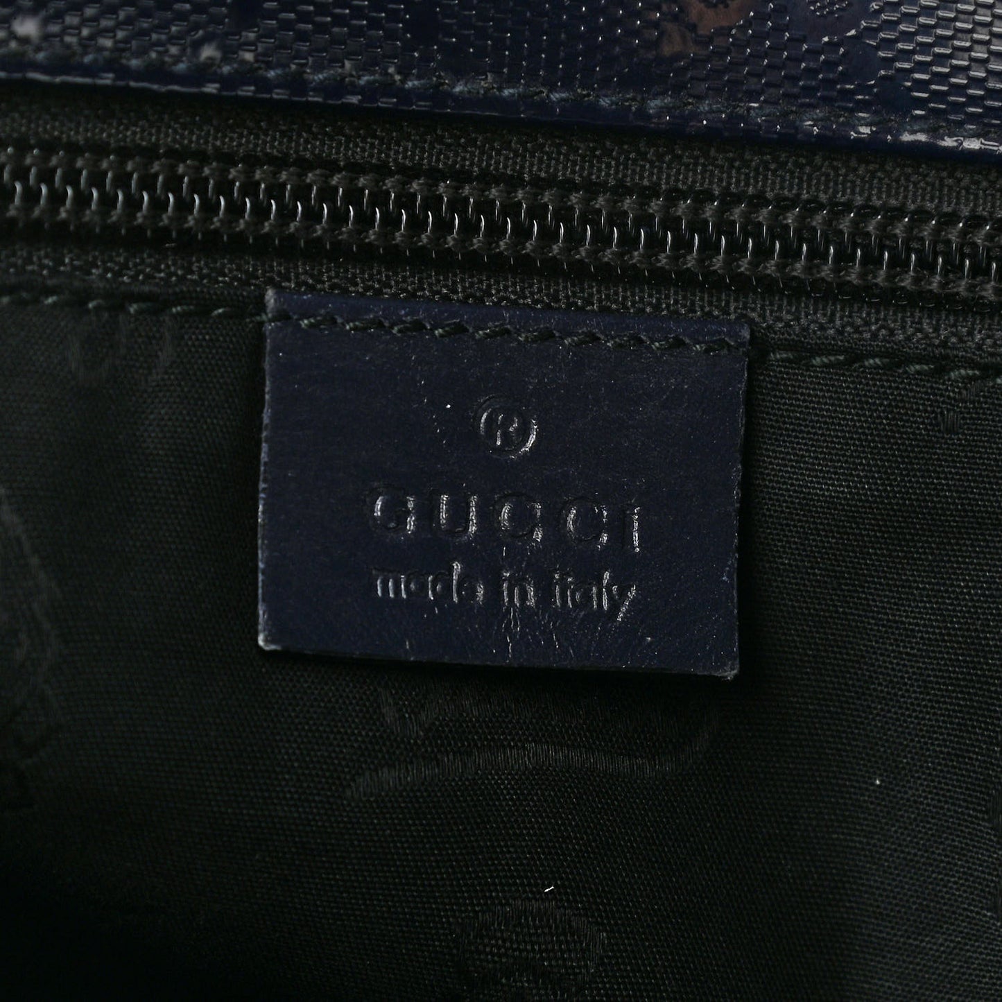 Imprime Monogram Large Double Buckle Flap Messenger Bag Black