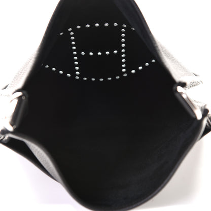 Hermes Taurillon Clemence Evelyne III PM Black 5 of 10