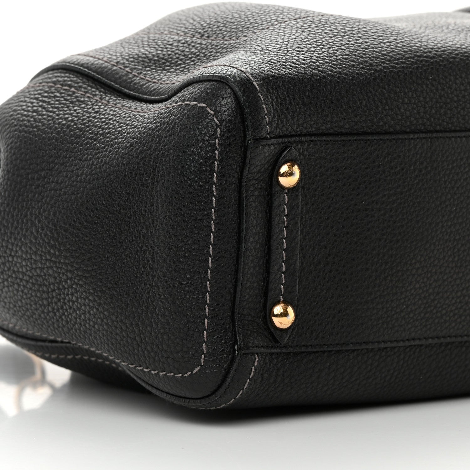 Salvatore Ferragamo Grained Calfskin Tote Black 8 of 18