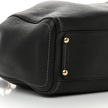 Salvatore Ferragamo Grained Calfskin Tote Black 8 of 18