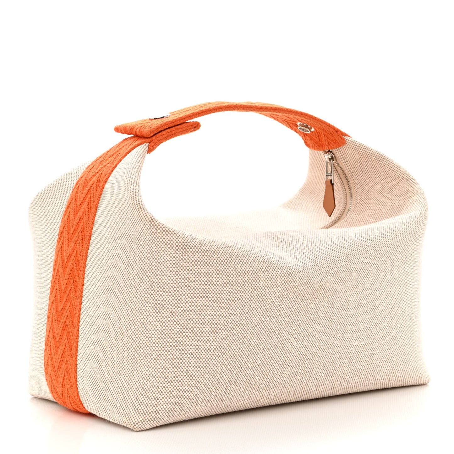 Canvas Large Bride-A-Brac Pouch Natural Orange