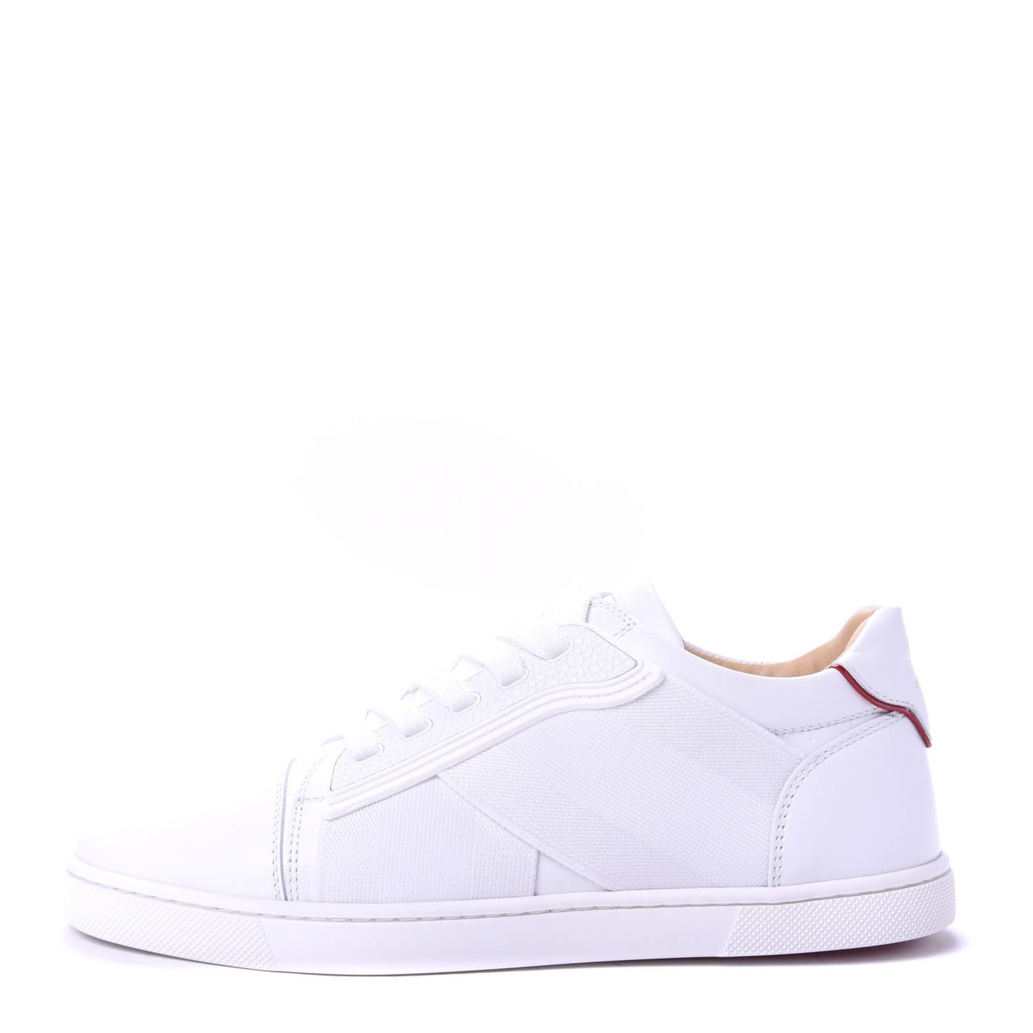 Calfskin Elastikid Donna Flat Sneakers 35 Bianco