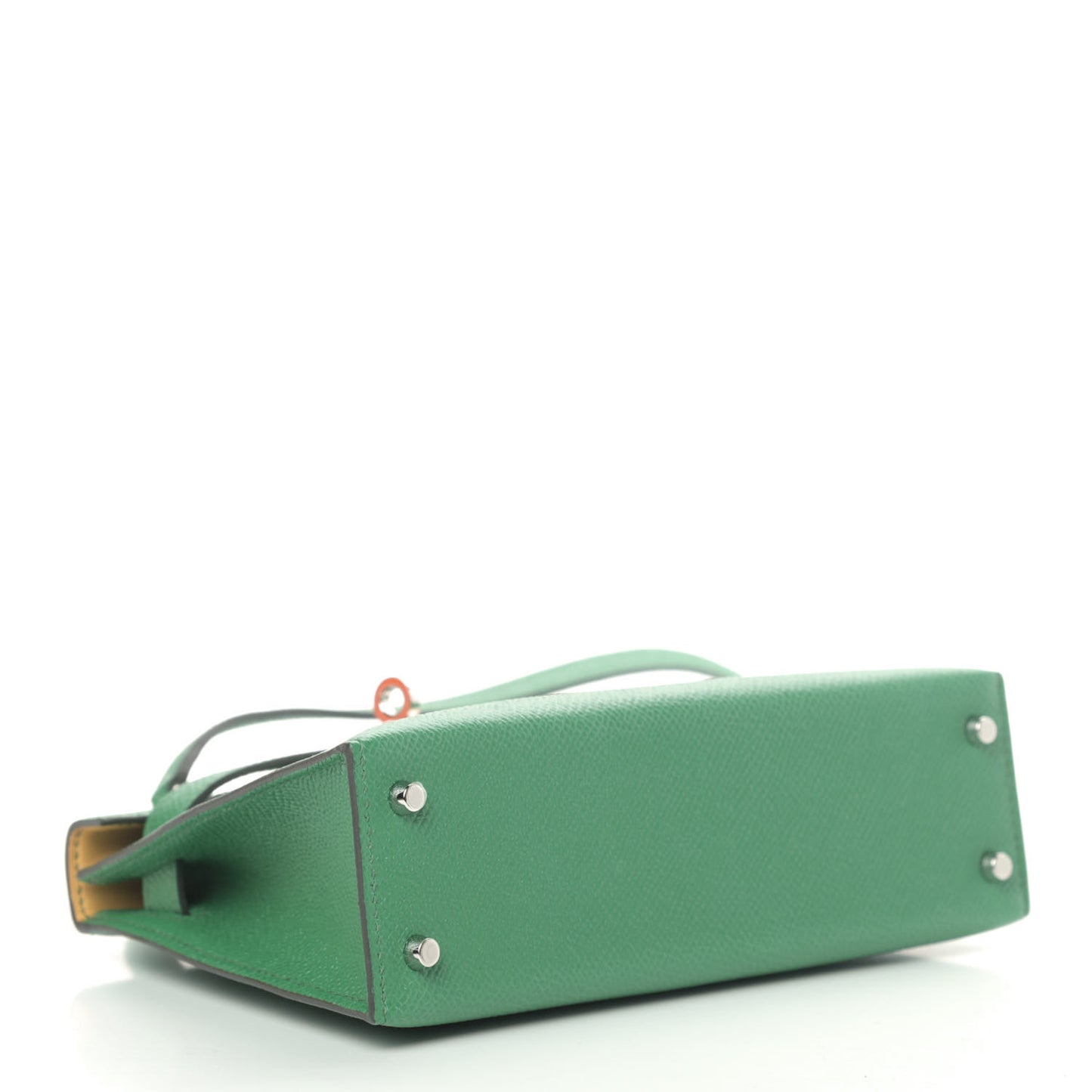 Epsom Verso Mini Kelly Sellier 20 Cactus Paille