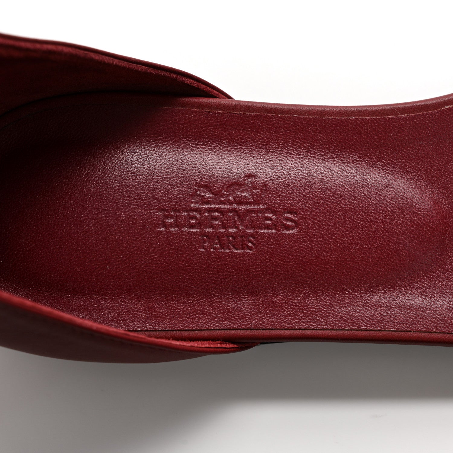 Hermes Calfskin Desiree Sandals 38 Rouge H 6 of 9