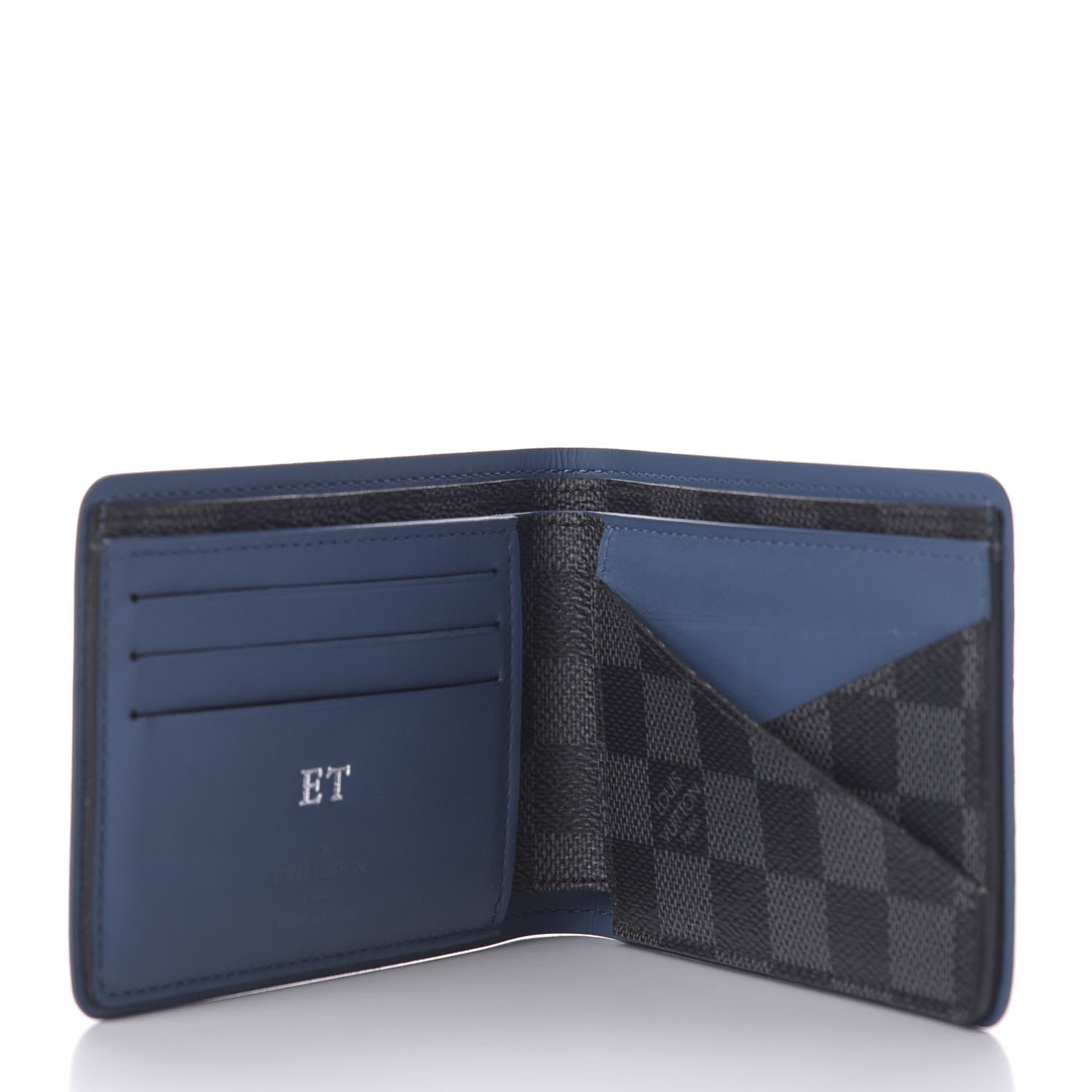 Louis Vuitton Damier Graphite Multiple Wallet Blue 5 of 6