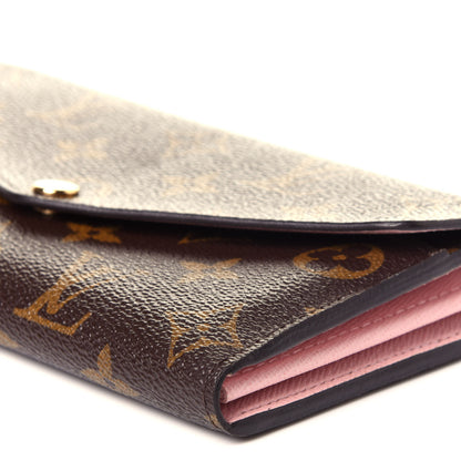 Louis Vuitton Monogram Sarah Wallet NM Rose Ballerine 8 of 10