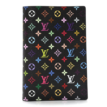 Louis Vuitton LV X TM Monogram Multicolor Passport Cover Black 1 of 7