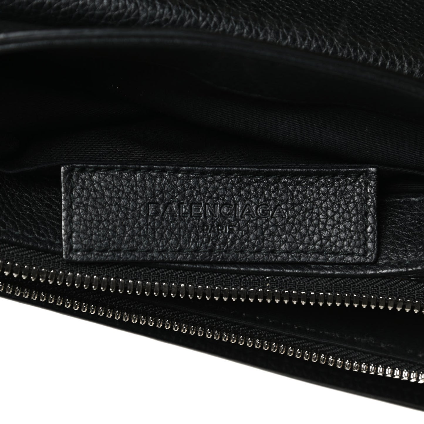 Grained Calfskin Le Dix Mini Soft Cartable Crossbody Black