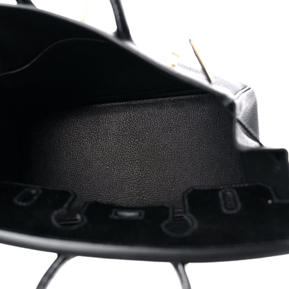 Hermes Togo Lizard Birkin Touch 25 Black 5 of 10