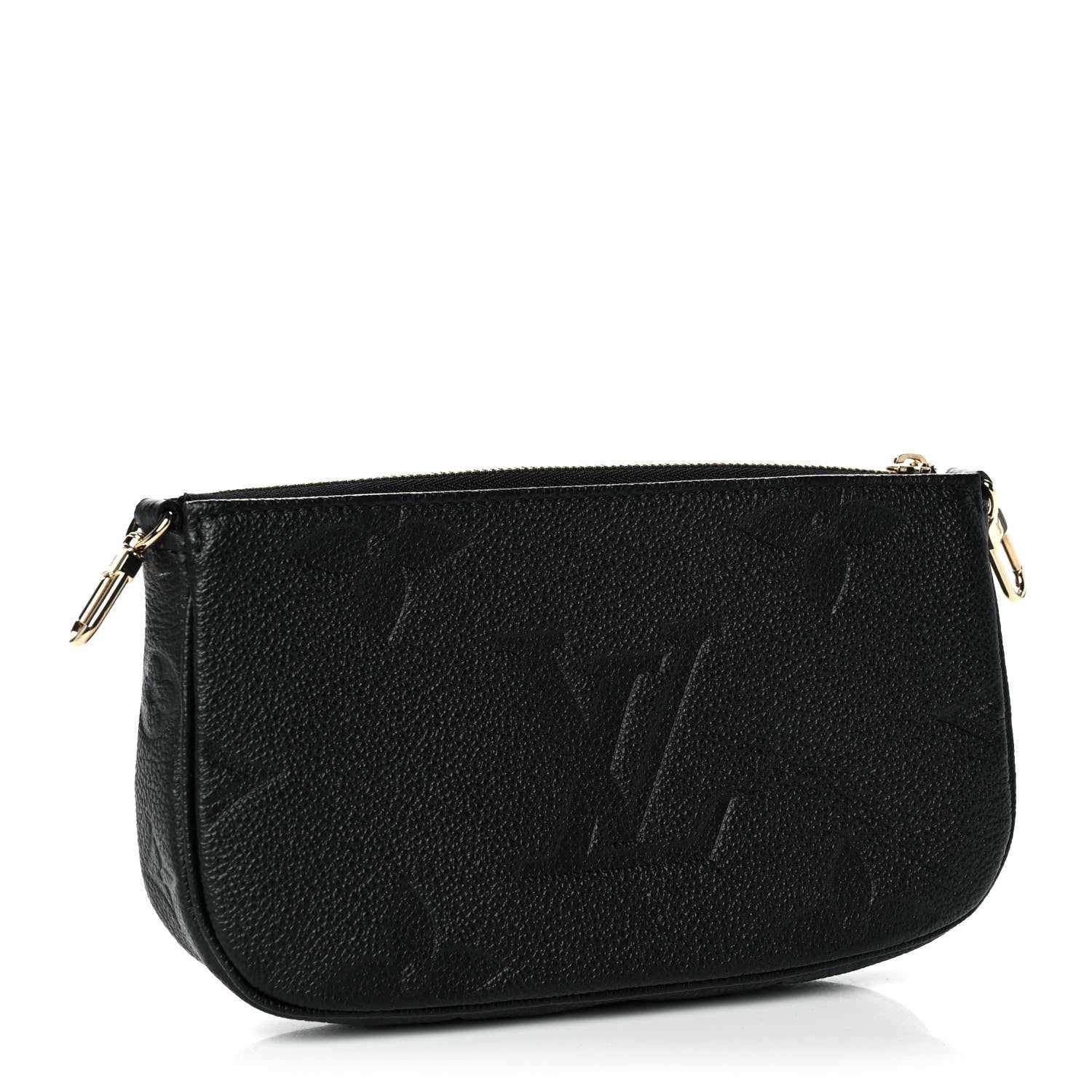 Louis Vuitton Empreinte Monogram Giant Multi Pochette Accessories Mini Pochette Black 3 of 10