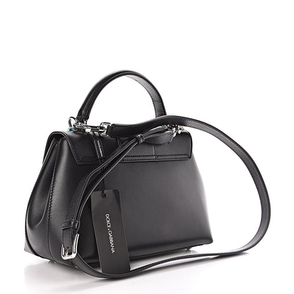 Dolce & Gabbana Calfskin Lucia Satchel Black 3 of 10