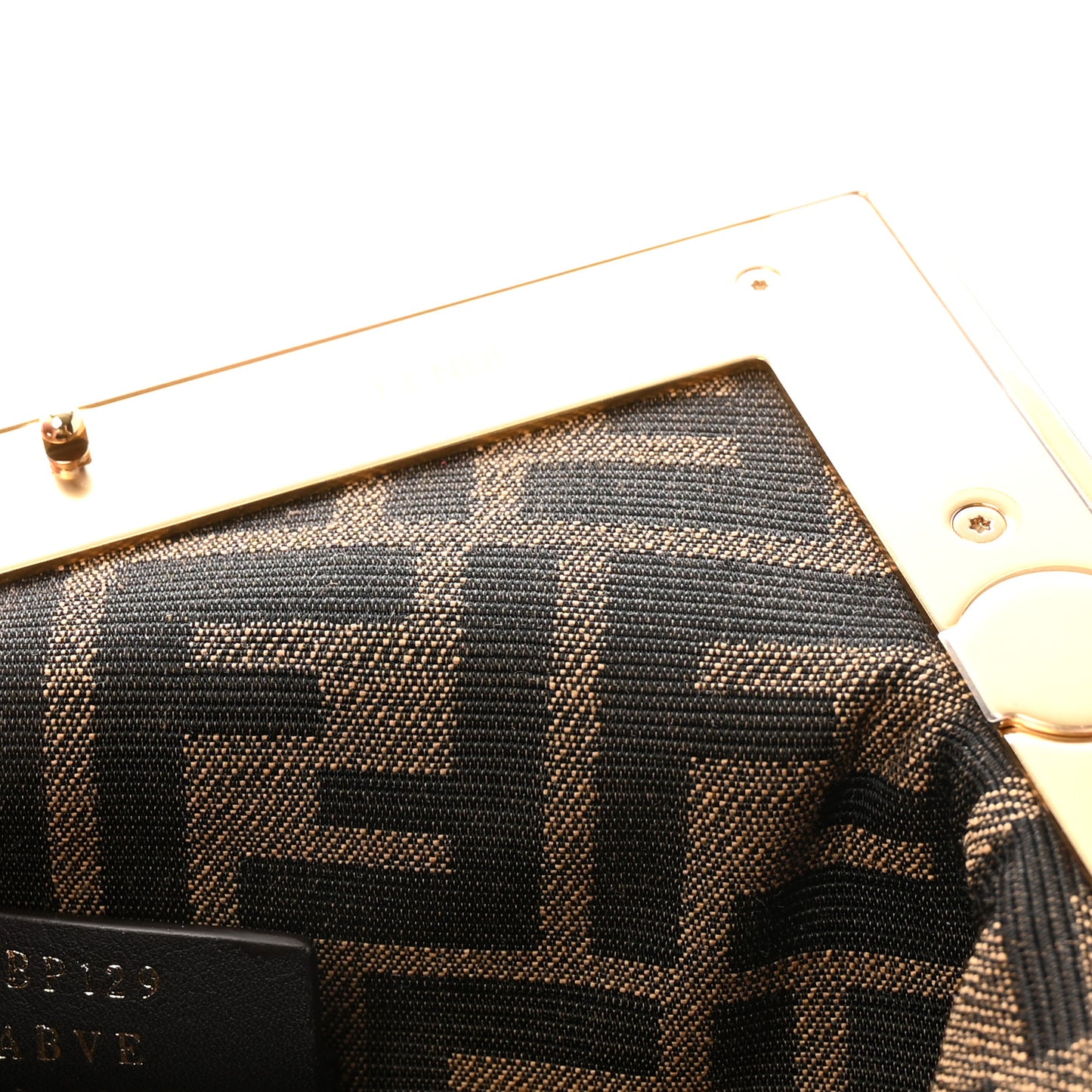 Shiny Nappa Small Fendi First Lampone
