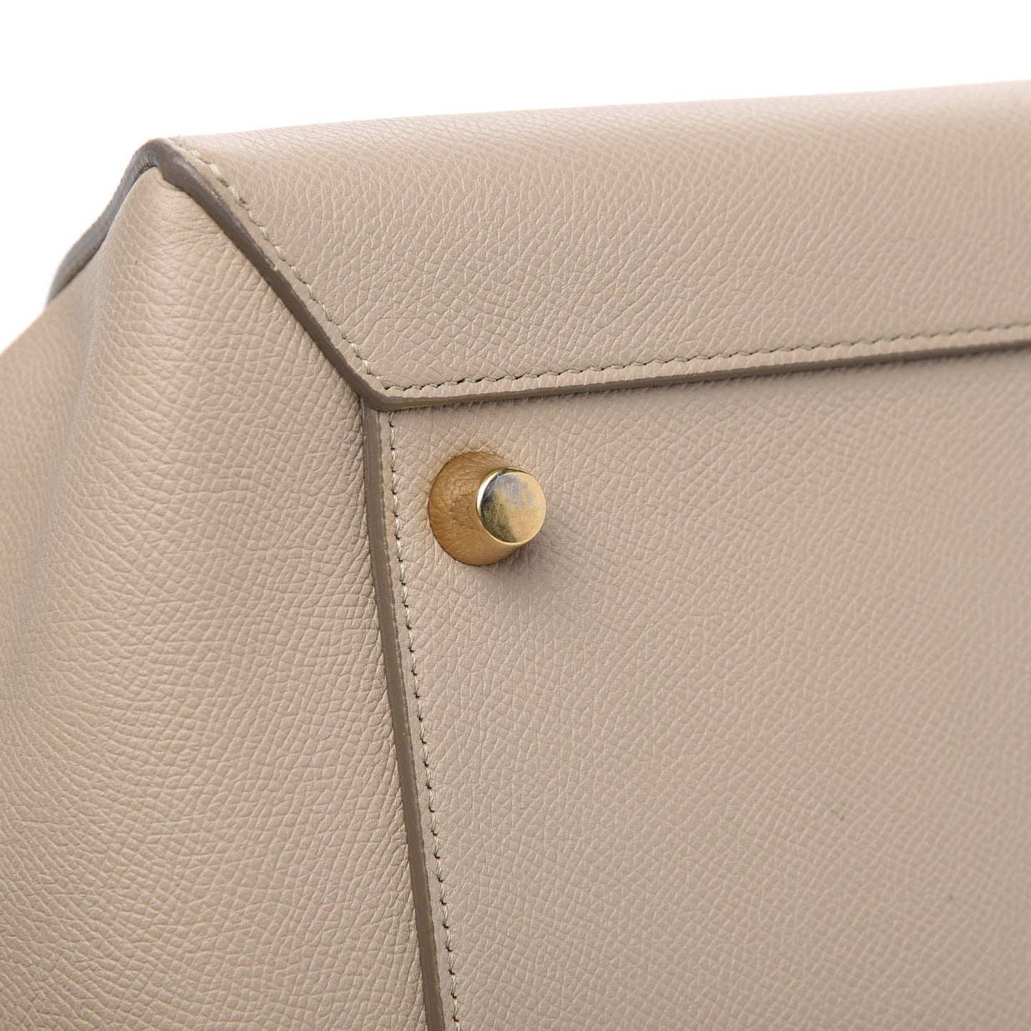 Grained Calfskin Mini Belt Bag Light Taupe