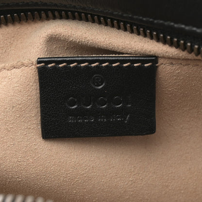 Gucci Calfskin Matelasse Small GG Marmont Chain Shoulder Bag Black 6 of 10