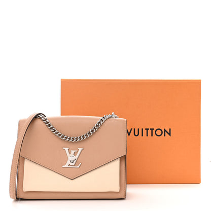 Louis Vuitton Soft Calfskin Mylockme Chain Bag BB Papyrus Creme 11 of 11