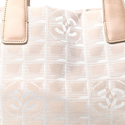 Chanel Nylon Medium Travel Tote Beige 10 of 10