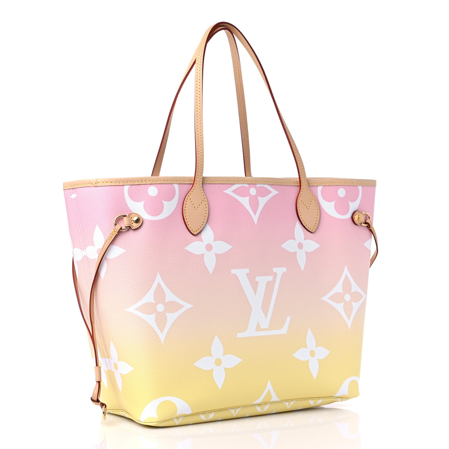 Monogram Giant By The Pool Neverfull MM Light Pink